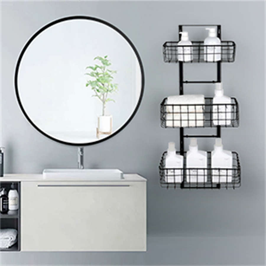 Rack de almacenamiento desmontable percha de puerta trasera rack de almacenamiento, adecuado para cocina, baño