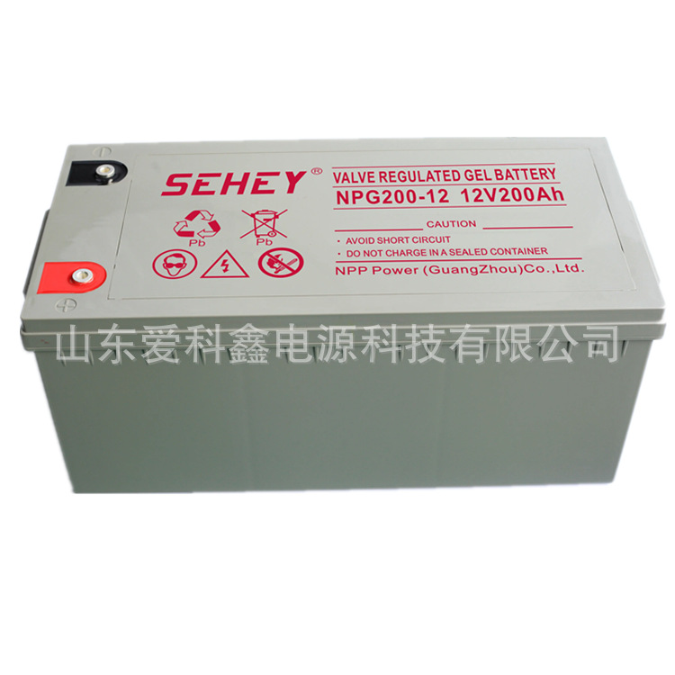 西力蓄电池NPG200-12 12V200AH 机房通信太阳能免维护电池
