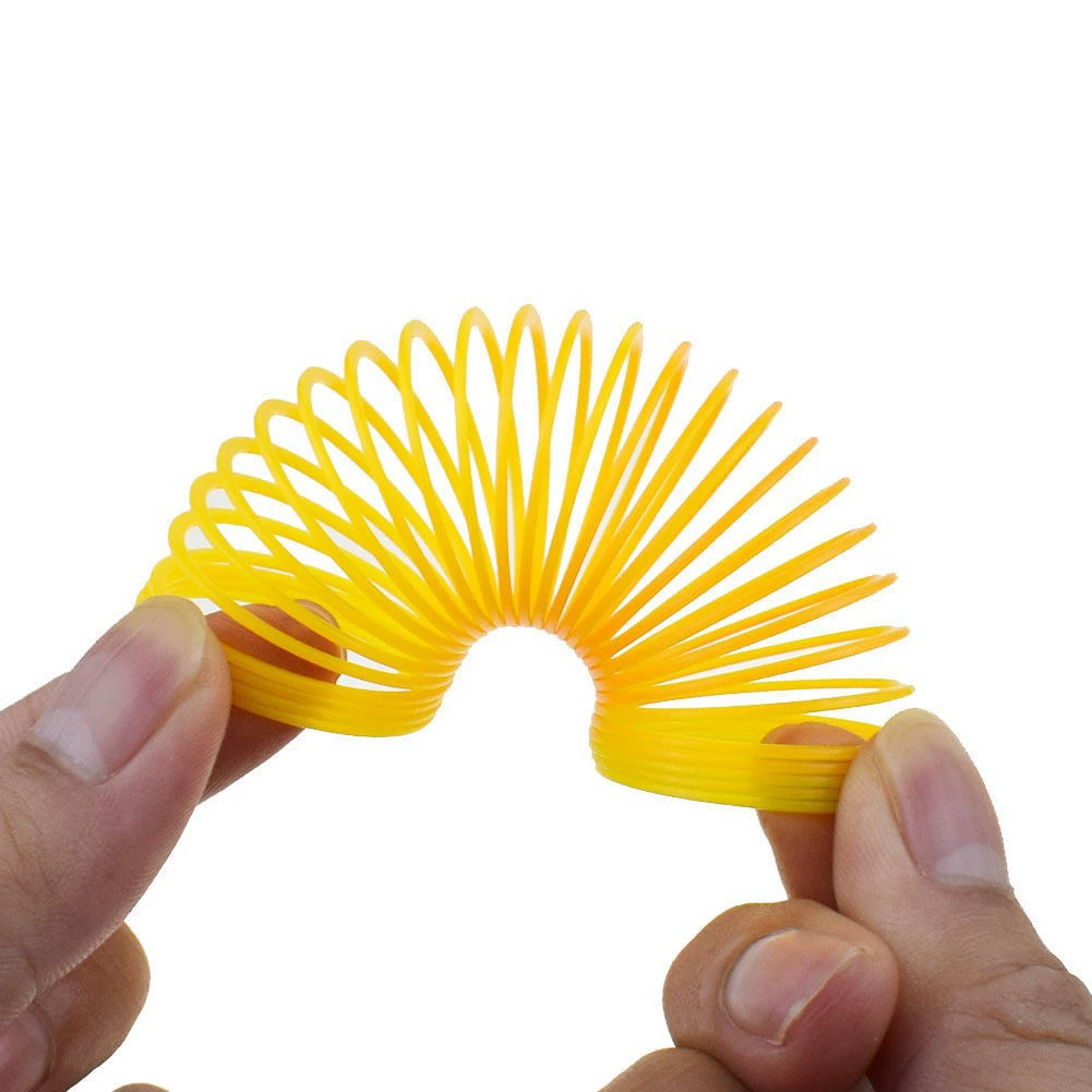 Маленькая пружинка Slinky, цветной эластичный игрушка, (Cross-border trading)