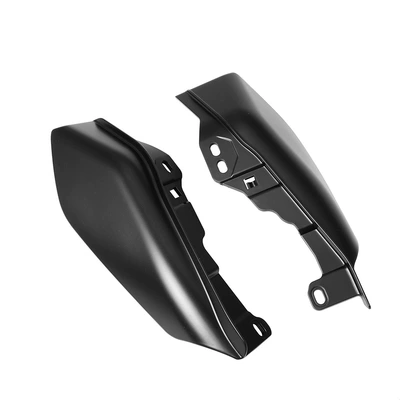 Suitable for Harley Glide Modified Heat Shield Motorcycle Heat Insulation Board Guide Cover More than 17 Years Accessories Fairing (Motorcycle Safety Supplies) - dumb-black