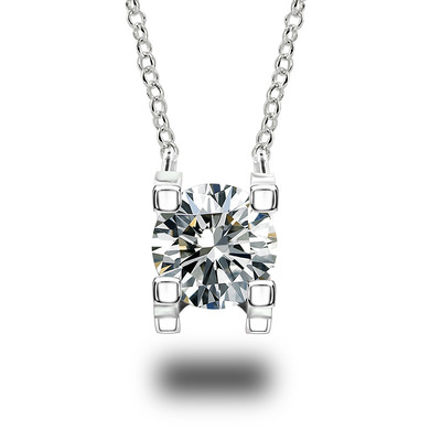 Moissanite S925 Silver ornament classic Tau Pendant factory Direct selling Fast Studio Morsang Necklace