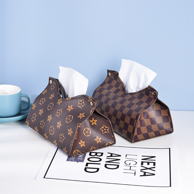 轻奢风卫生间纸巾盒防尘双层抽纸盒卷纸用品置物架卫生纸盒