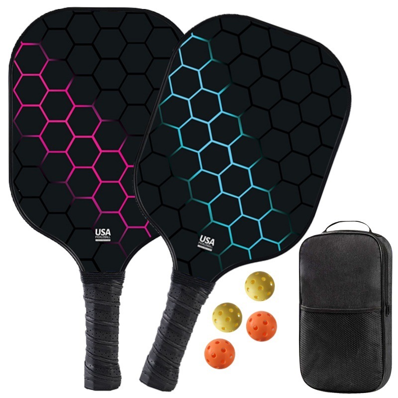 Exclusive for cross-border sales: Fiberglass pickleball racket set, competition racket, beach pickleball racket, direct from the factory