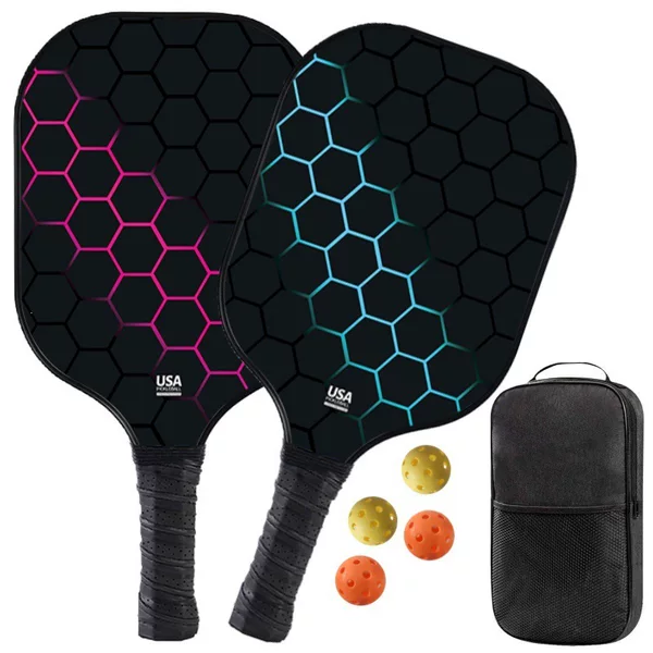 Exclusive for cross-border sales: Fiberglass pickleball racket set, competition racket, beach pickleball racket, direct from the factory