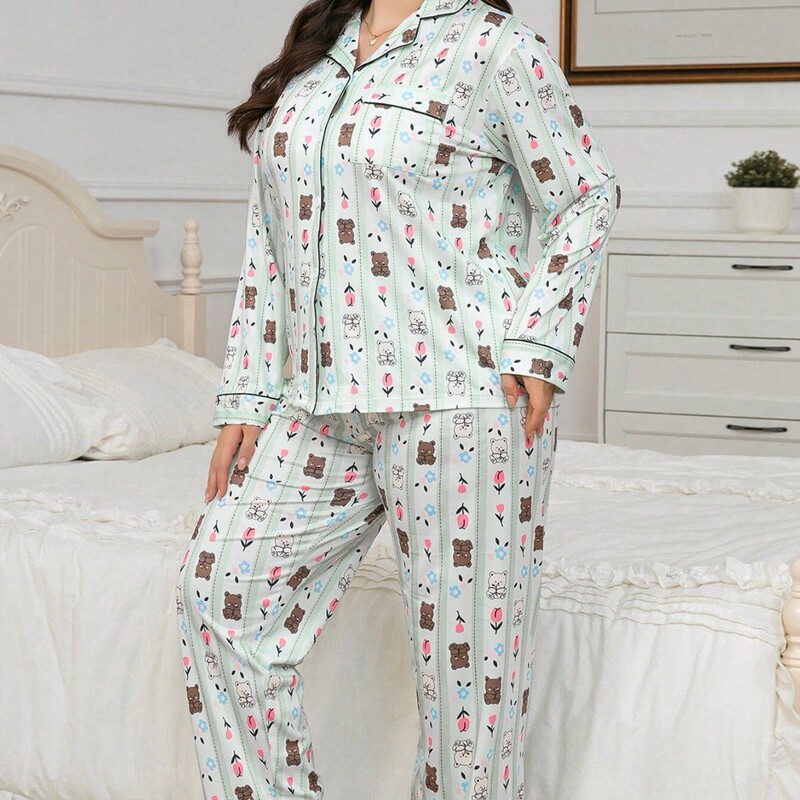 Cross-Border Exclusive Supply of Foreign Trade Milk Silk Women's Plus-Size Nursing Casual Cardigan with Lapel, Long Sleeves, Long Pants, Loungewear, and Pajamas Cross-Border Exclusive Supply of Foreign Trade Milk Silk Women's Plus-Size Nursing Casual Cardigan with Lapel, Long Sleeves, Long Pants, Loungewear, and Pajamas