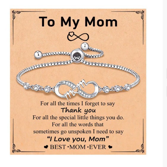 Amazon Cross-Border Best-Selling Infinite Love Cycle Pull Bracelet Women's Personalized Simple Telescopic Bead Bracelet Accessories