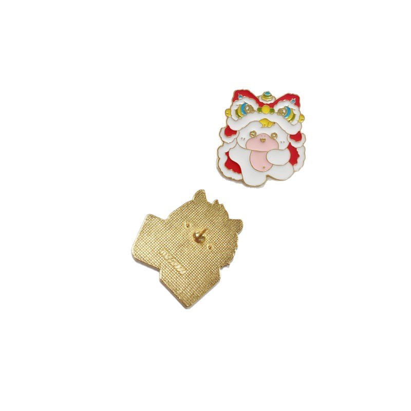 Año del Caballo broche de mujer adorable insignia japonesa de Año Nuevo dibujos animados pin decoración creativa cierre pin accesorios mochila