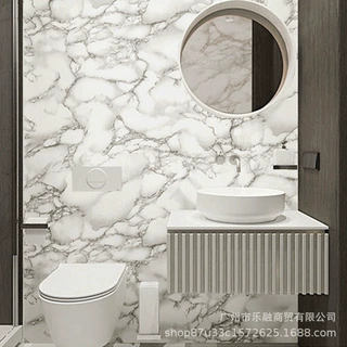 浴室墙贴自粘防水防潮卫生间瓷砖翻新遮丑厕所墙面加厚大理石贴纸