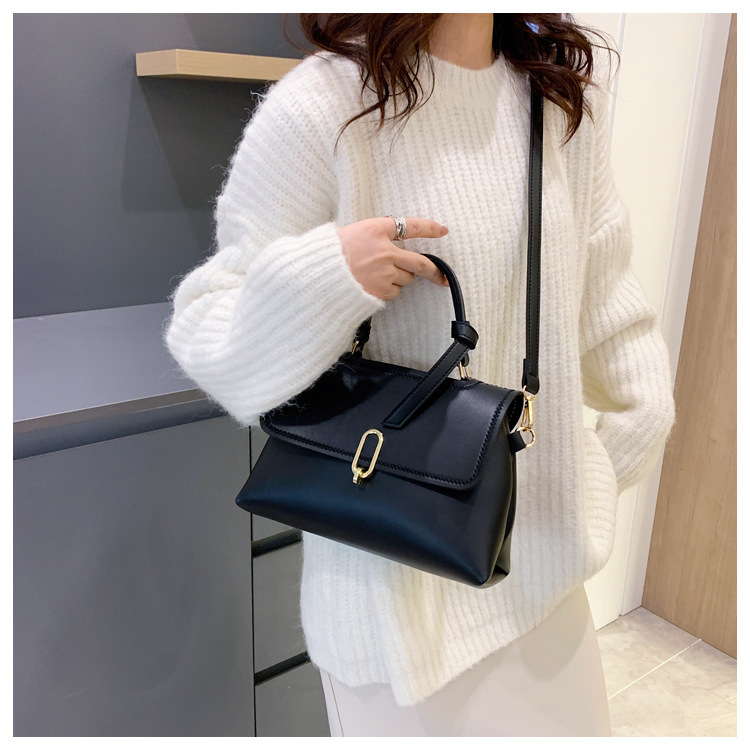 Lock Casual Shoulder Bag