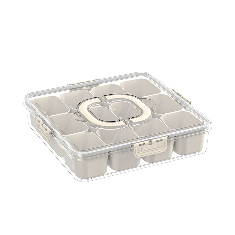 Caja de almacenamiento de condimentos de cocina exclusiva transfronteriza, caja de almacenamiento de condimentos domésticos de alta gama de lujo ligero, caja de condimentos multicompartimento todo en uno