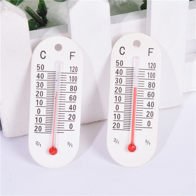批发红水纸片温度计1.1*3.8小型温度计玻璃温度计表芯温度计