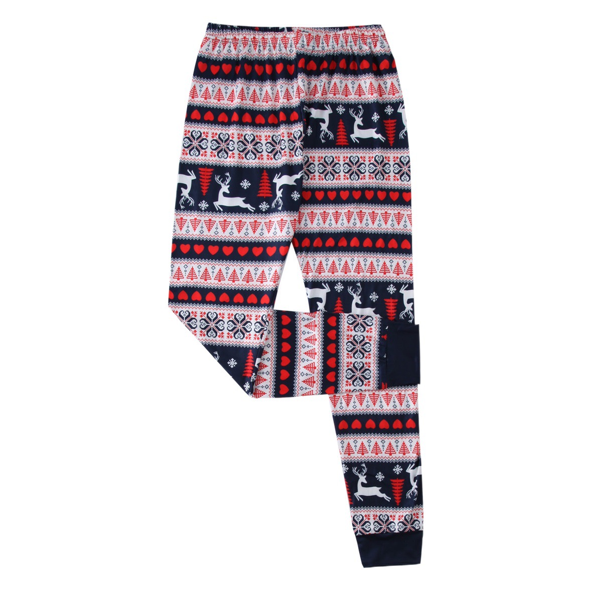 2023 Amazon europeo y americano nuevo hogar familiar de Navidad traje de padre-hijo impreso Navidad padre-hijo traje