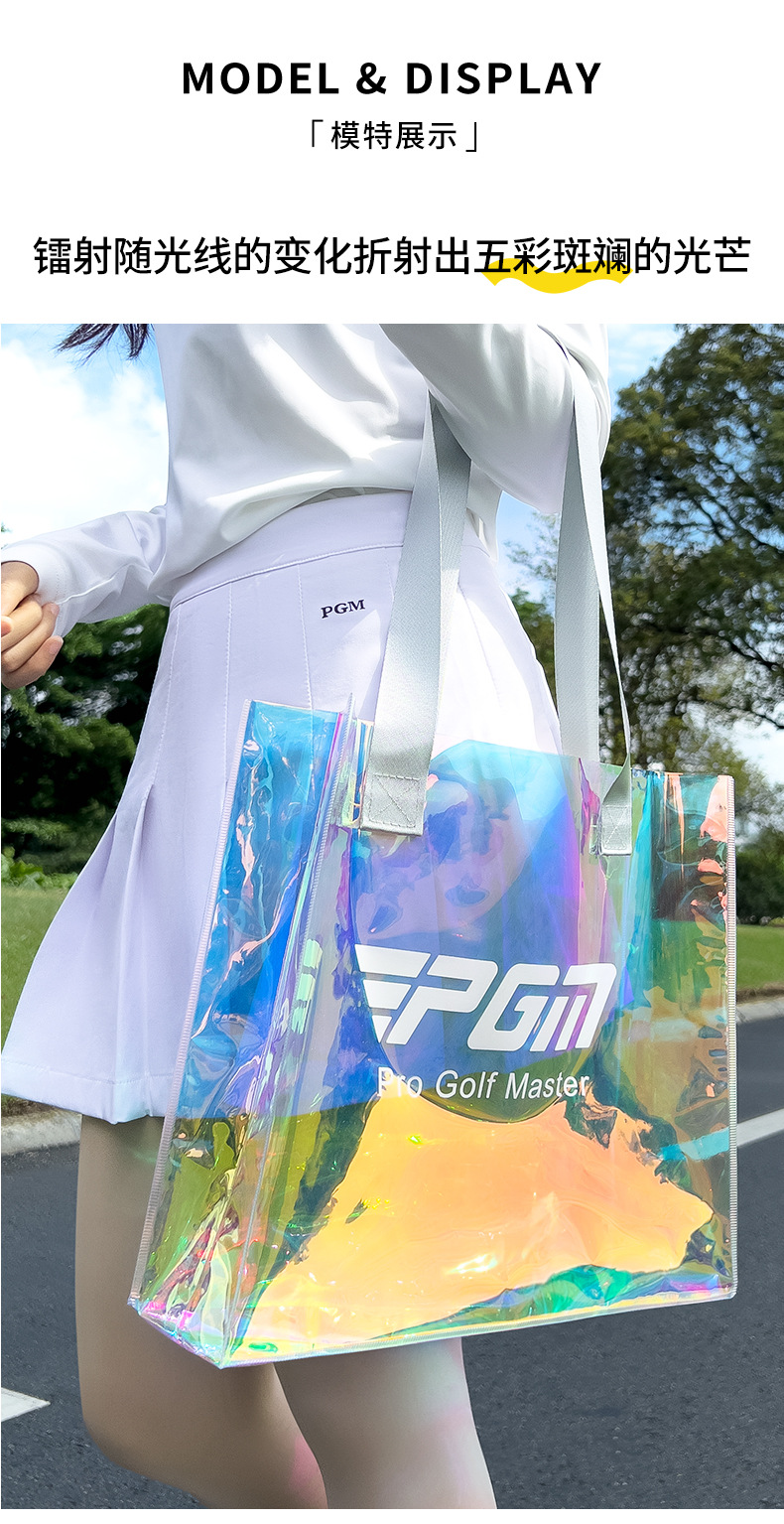 Túi tote nữ PGM siêu nhẹ chống thấm nước, dùng đựng đồ golf và du lịch — Túi tote Symphony [siêu nhẹ và di động/không thấm nước/dung lượng lớn] SOB020 chi tiết 9