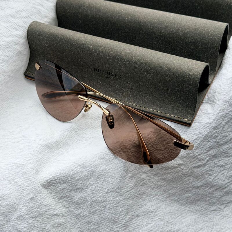 Bertin "V3016T" y2k millennium style old money style nylon oil-resistant sunglasses large frame fashion sunglasses for men and women