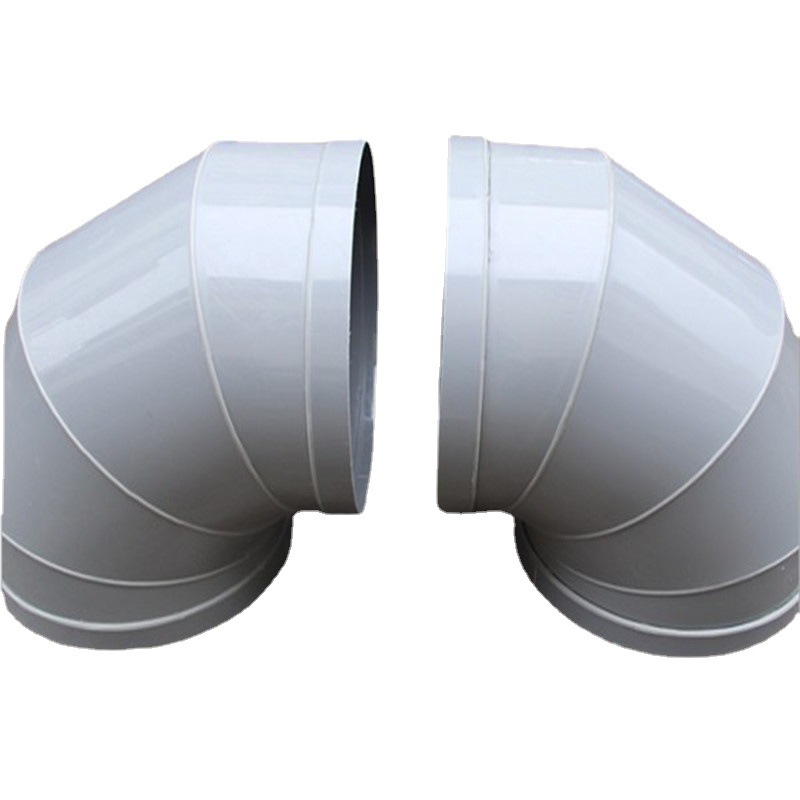 耐高温耐酸碱防腐蚀pp纯管 米黄色pp薄风管