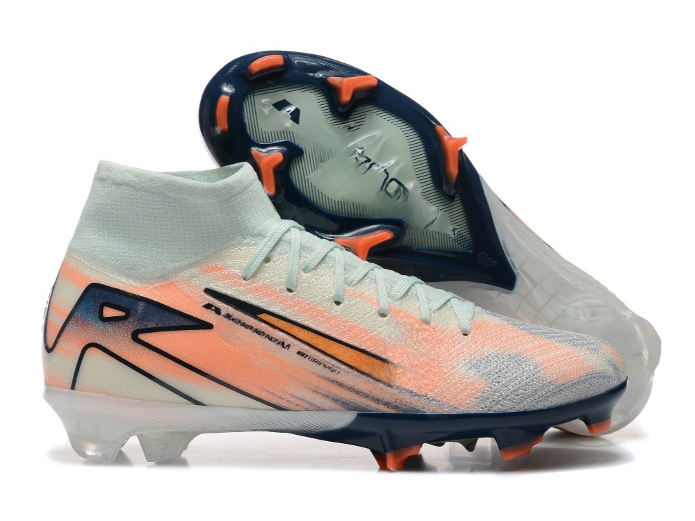 Comercio exterior nuevo Assassin 16 zapatos de fútbol competencia profesional zapatos de alta altura construidos totalmente cojín impermeable de punto zapatos de fútbol FG