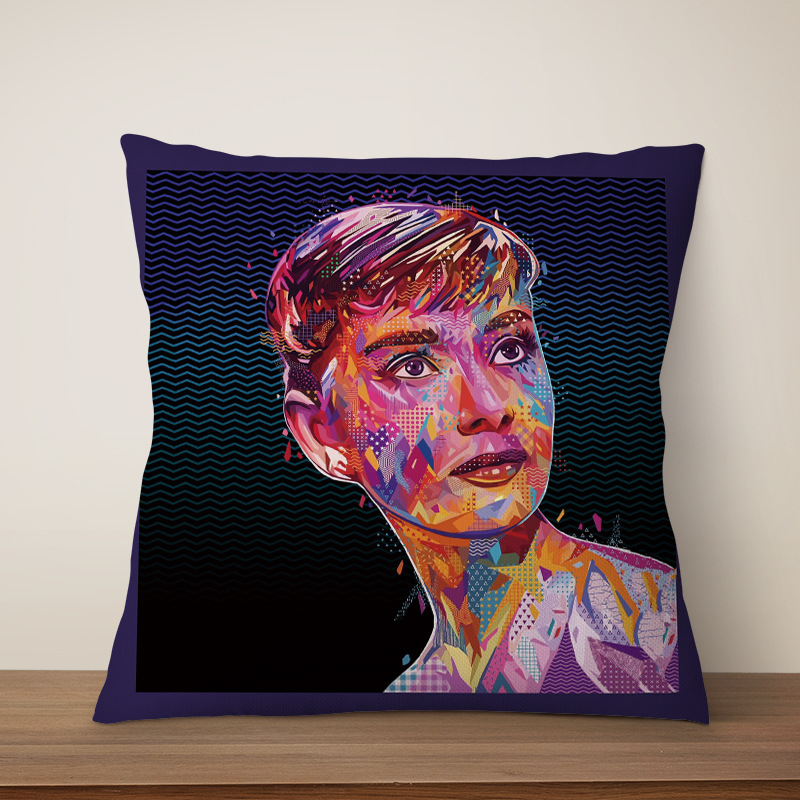 Pop Art Star Kudde - Modern Soffkudde från Tillverkaren