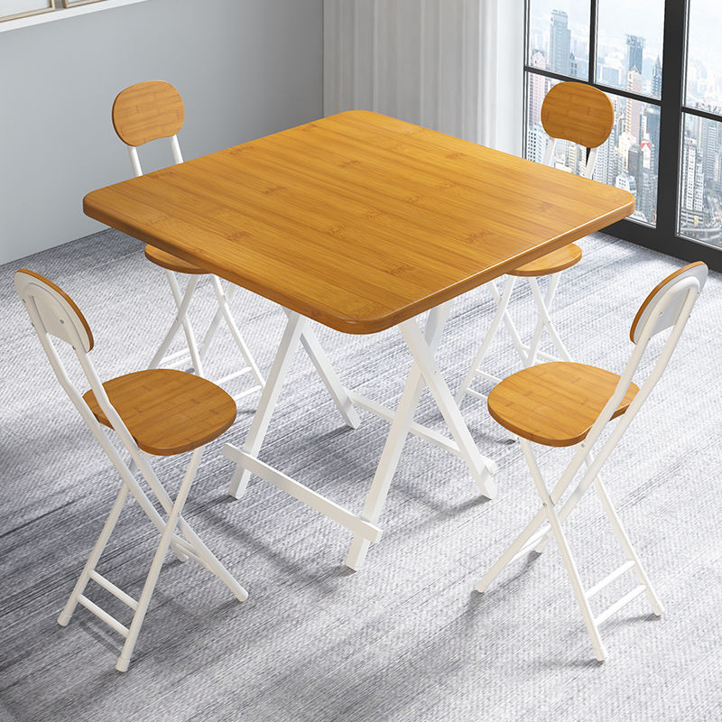Mesa de comedor retráctil de casa de alquiler pequeña simple y portátil mesa de negociación doméstica multifuncional económica mesa plegable image 46