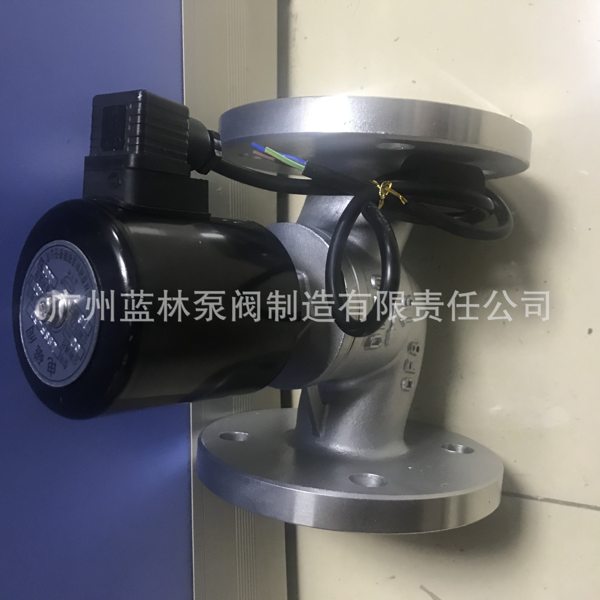 ZBSF不锈钢电磁阀 先导活塞式法兰电磁阀 耐高温耐防爆高压电磁阀