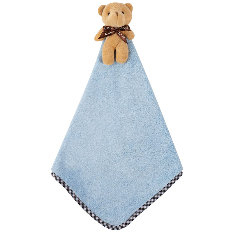 Oso creativo toalla de mano cocina engrosada absorbente colgando toalla de mano Toalla de terciopelo de coral toalla de mano al por mayor