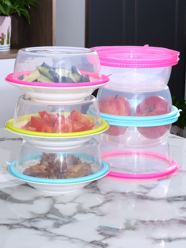 BB4C wholesale silicone fresh-keeping cover household multi-functional vegetable cover microwave heating cover heat preservation cover for meals