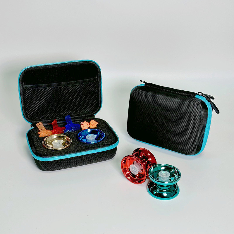 Bolsa de almacenamiento de bolas de yoyo multifuncional de 1-12 orificios Bolsa de bolas de amortiguación de vibraciones de punto Caja de almacenamiento de EVA Caja de colección portátil