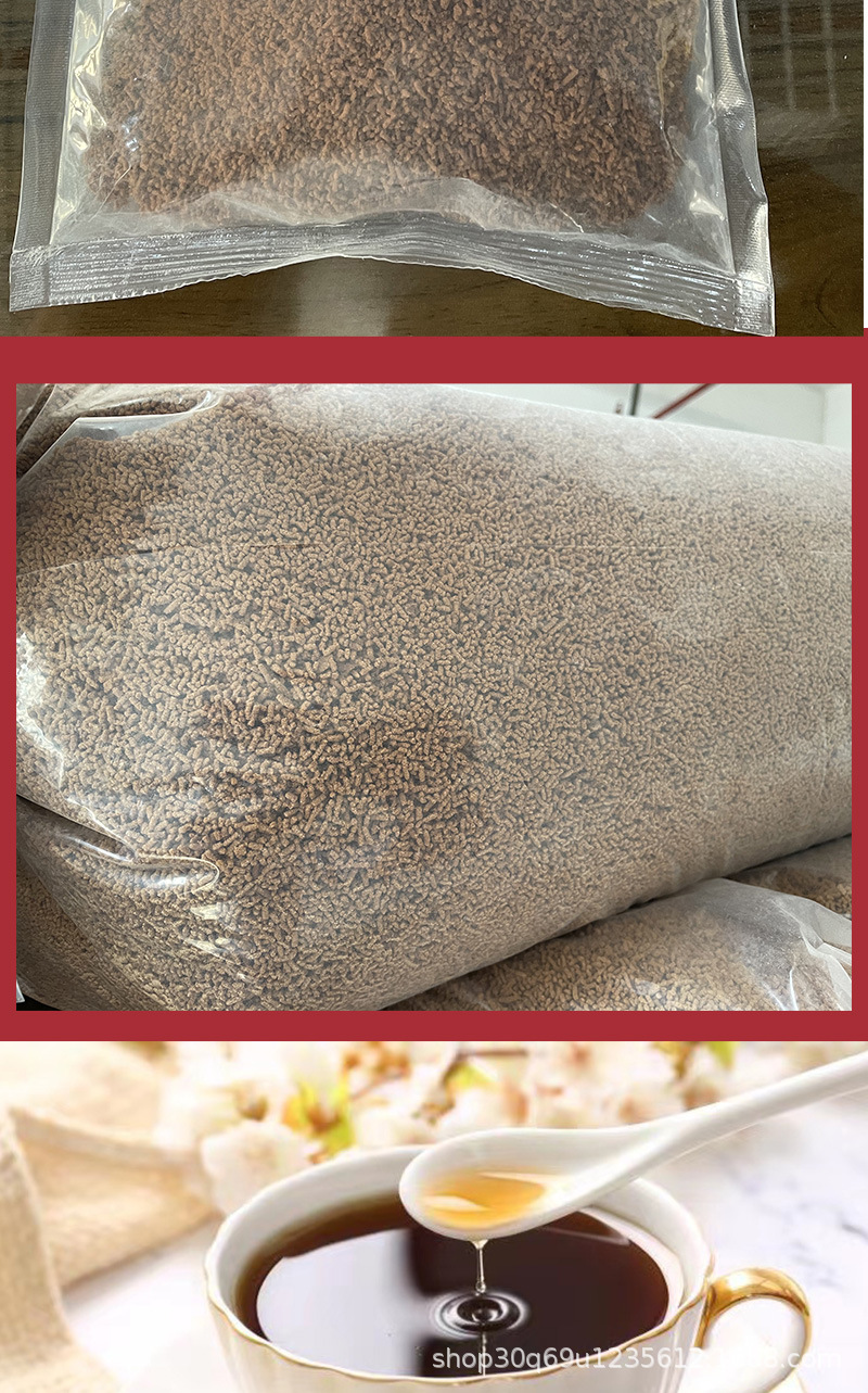 Instant Brown Sugar Granules Hong Tang Ginger Rose Solid Drink 1kg Wholesale Herbal Tea Base quality and texture