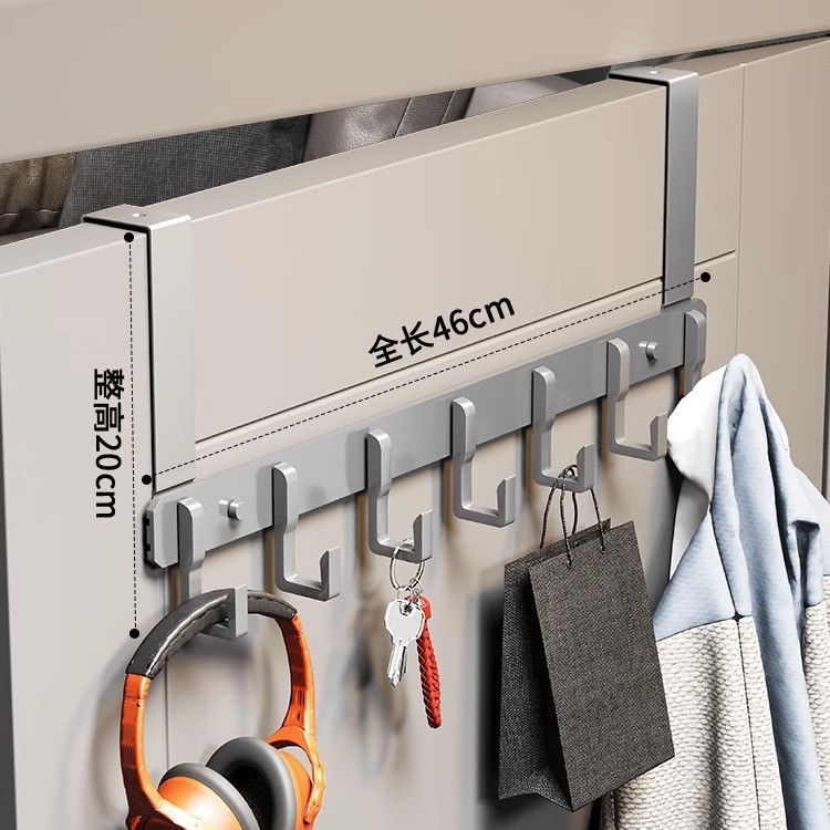 Gancho de puerta trasera tipo puerta trasera sin perforación percha de ropa percha de ropa percha de entrada percha de pared percha de ropa percha