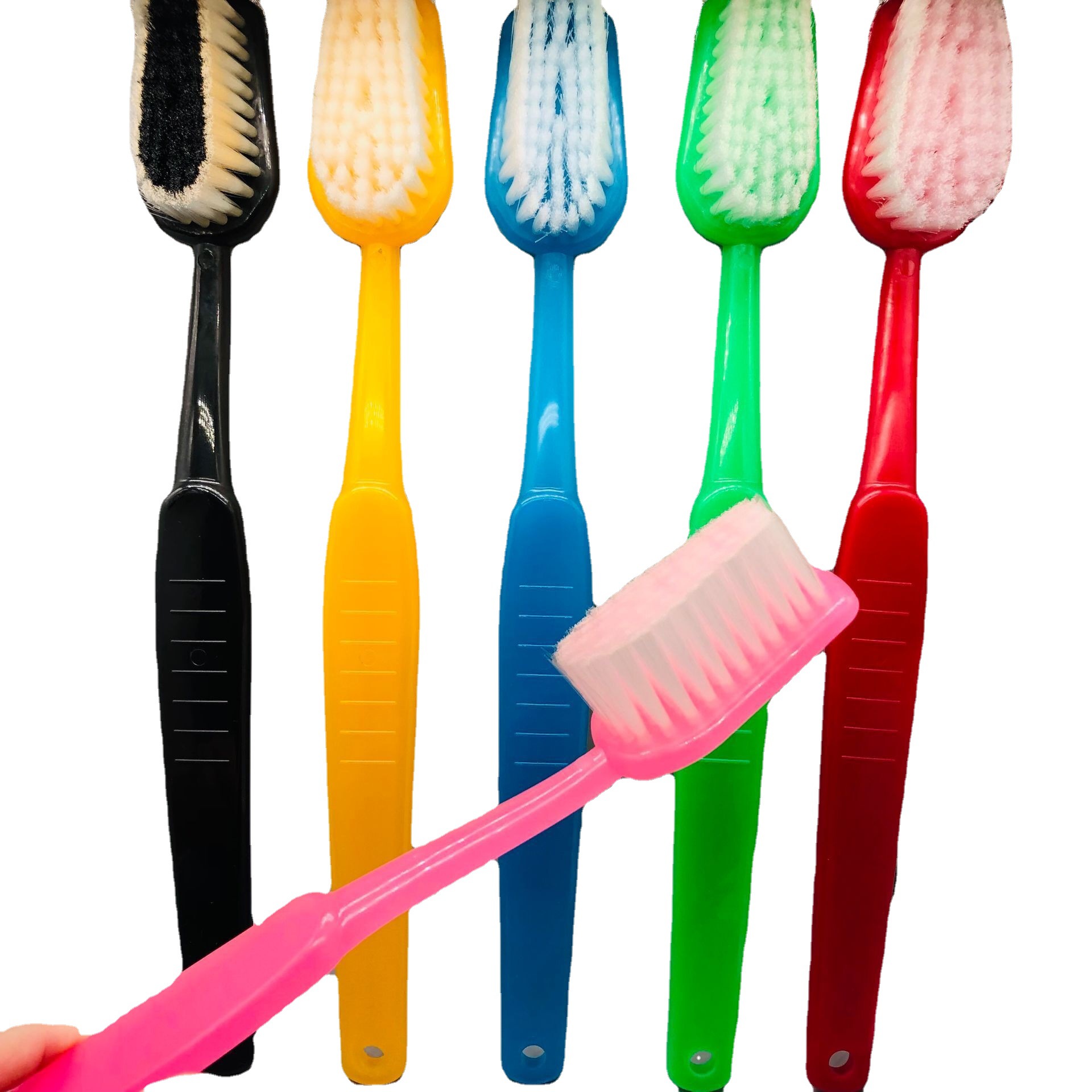 Forma de cepillo de dientes grande BATHBRUSH baño frotar la espalda cepillo de dientes grande colgando baño limpieza cepillo suave