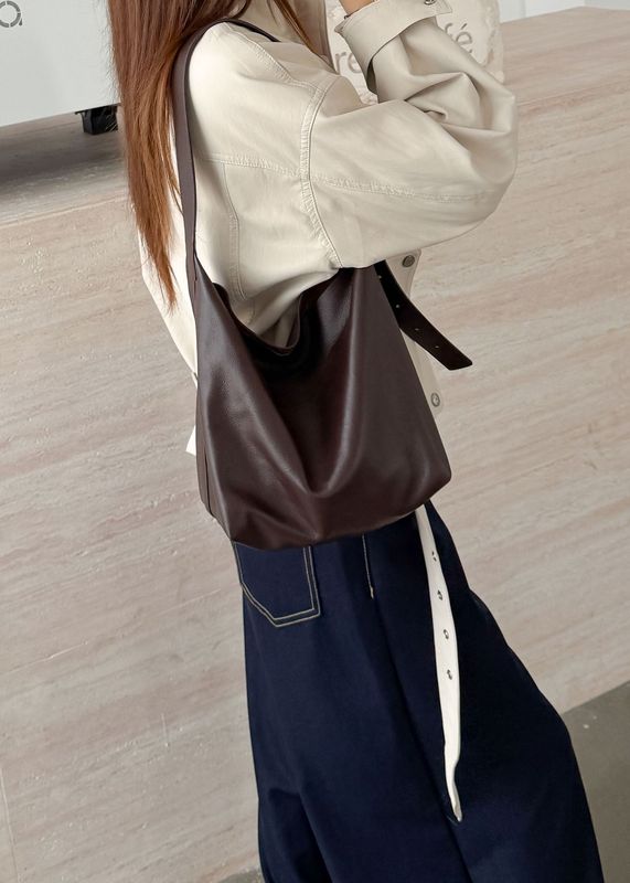 2025新秋冬款大容量托特包韩版女士单肩腋下真皮女包上班通勤包包|undefined