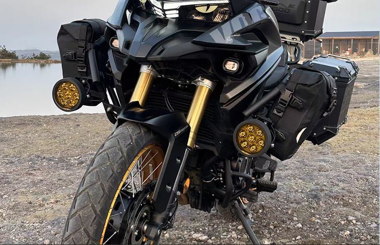 Suitable for Wuji Dsx525 Special Heightened Front Windshield Modified Windshield Thickeneded Motorcycle Original Model Transparent