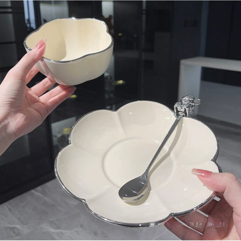 High quality set for home use, ceramic tableware for food
