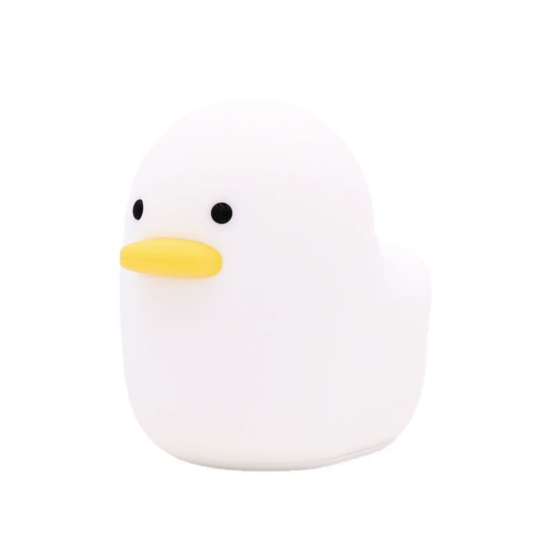 Силиконовый ночник «Утёнок» H‑L‑15, USB перезаряжаемый 3W, 1200 mAh, тёплый 2800K