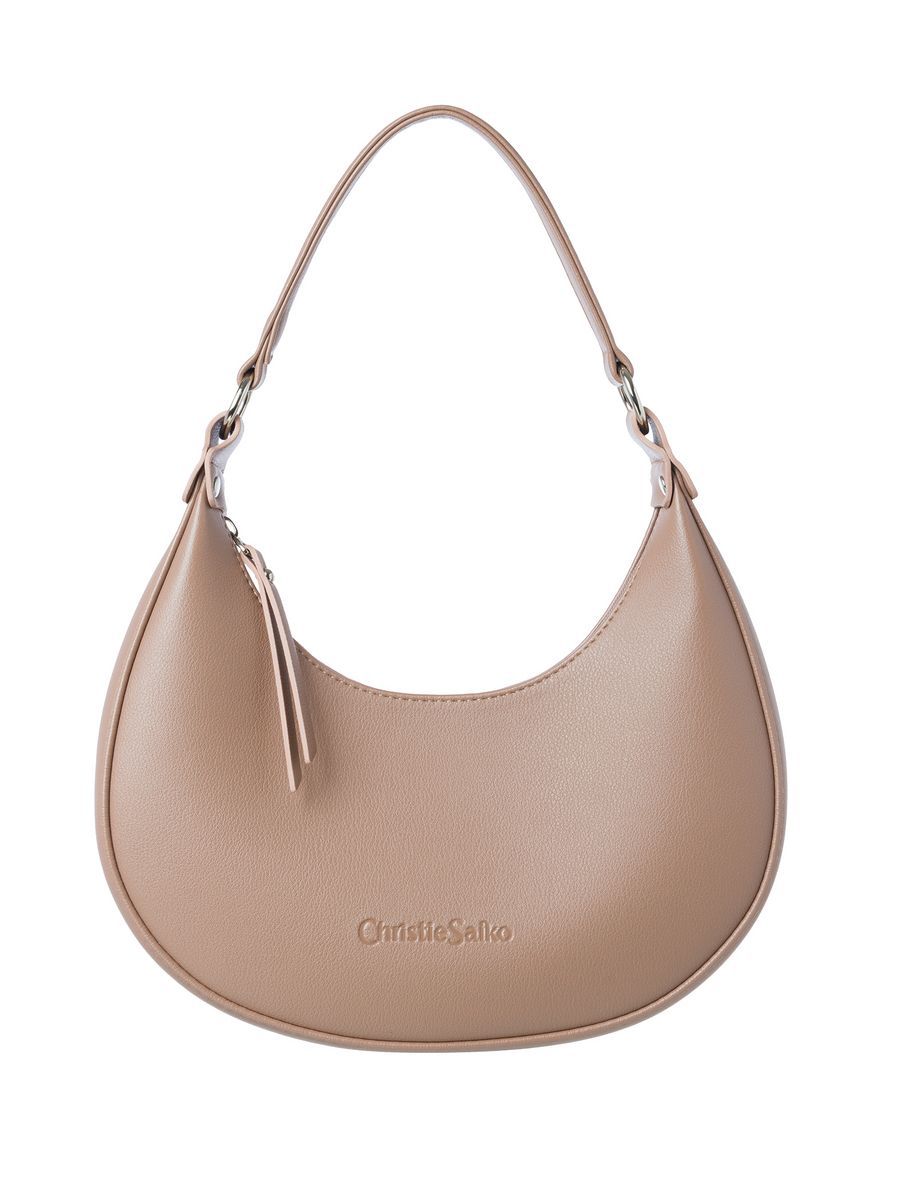 All Seasons Season Women's Gender Women's Small Pu Leather Solid Color Classic Style Zipper Saddle Bag