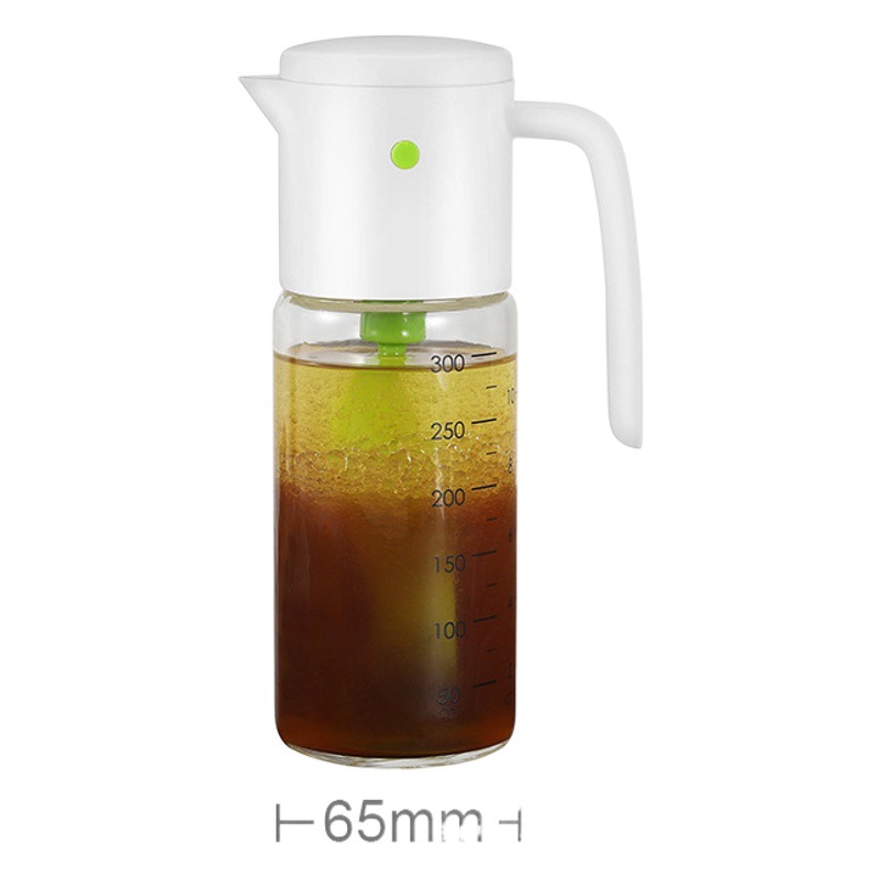 En stock taza de mezcla transfronteriza de vidrio de borosilicato salsa de ensalada mezcla de aceite taza de mezcla manual taza de jugo coreano creativo