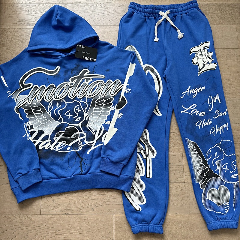 2026 nueva marca de tendencia de comercio exterior transfronterizo MIXEDMOTION camiseta de algodón de manga larga lavado con agua hace viejas calles sueltas
