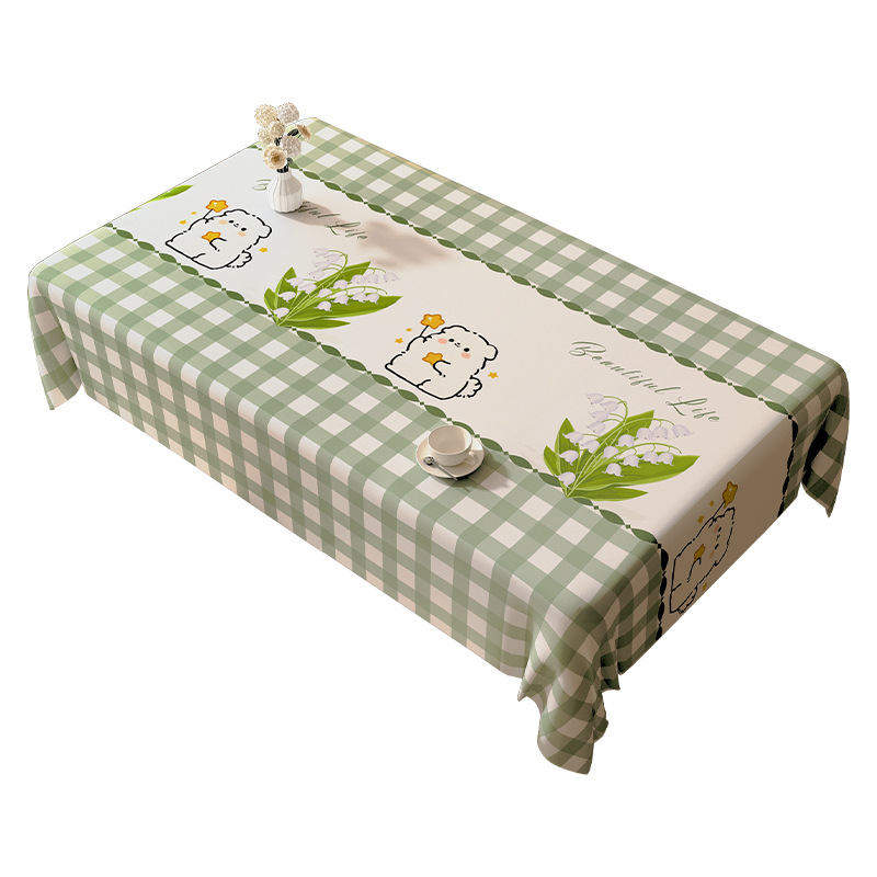 Toal de mesa sin lavado a prueba de agua a prueba de aceite a prueba de quemaduras rectangular 2025 nuevo toal de mesa de comedor de PVC de alta calidad toal de mesa de té