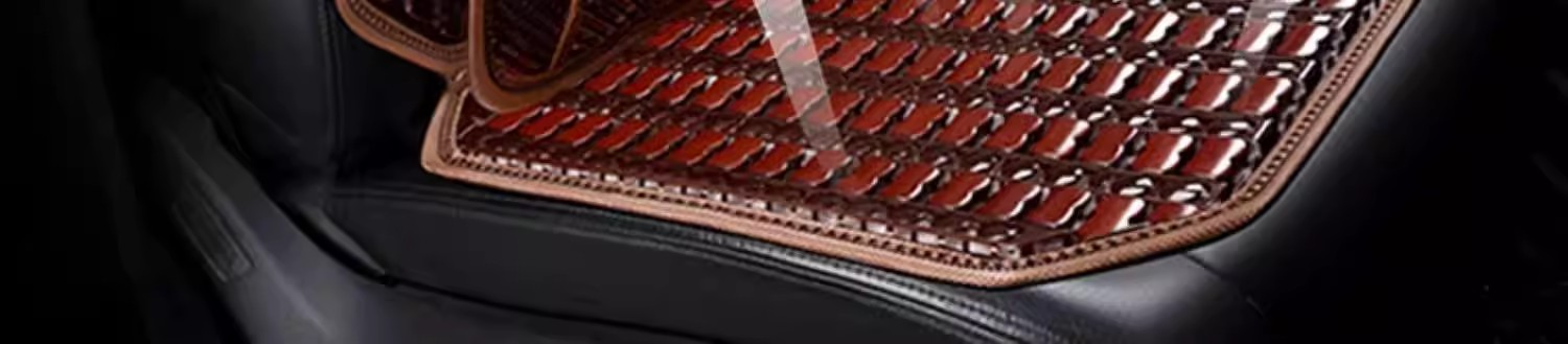 Car Seat Cushion Summer Cooling Pad Single Bamboo Sheet Breathable Ventilation Car Interior Rear Seat Mat Butt Pad Truck Seat Cushion