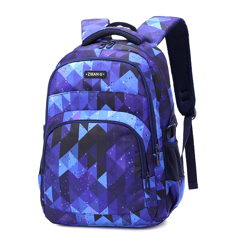 Generación de peces naturales nuevo cielo estrellado mochila escuela primaria niños de primer grado mochila de tres piezas transfronteriza caliente