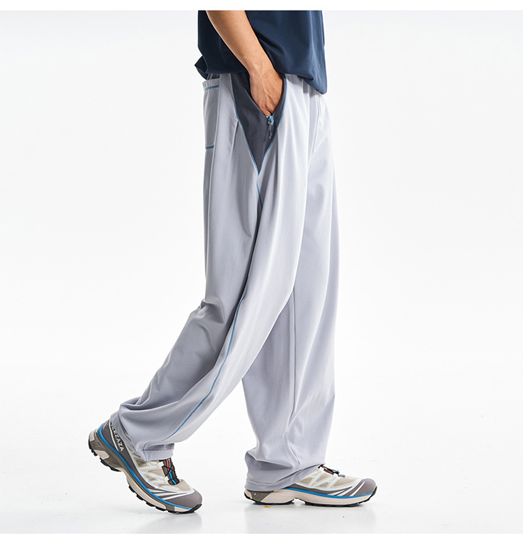 Unisex Outdoor Wanderhose Schnelltrocknend Locker Sitzende Sport-Hose Streetwear Leichte Strickhose Unisex Jogginghose Sweathose – Detail 30