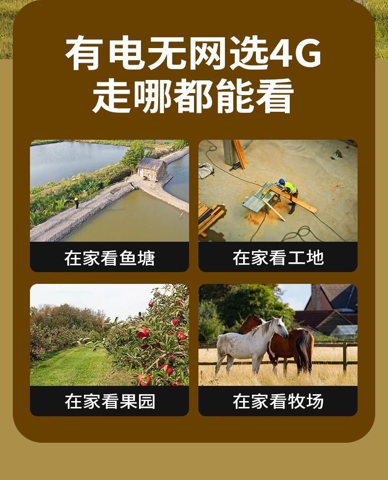 High-definition camera 360-degree panoramic view without blind spots, outdoor wireless home, mobile phone remote three-screen undefined
