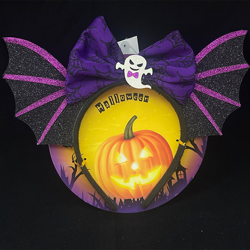 Transfronterizo Amazon Halloween Decoración de Pascua Tombro Diadema Espectáculo unisex con hebilla de cabeza de dibujos animados Flor de cabeza