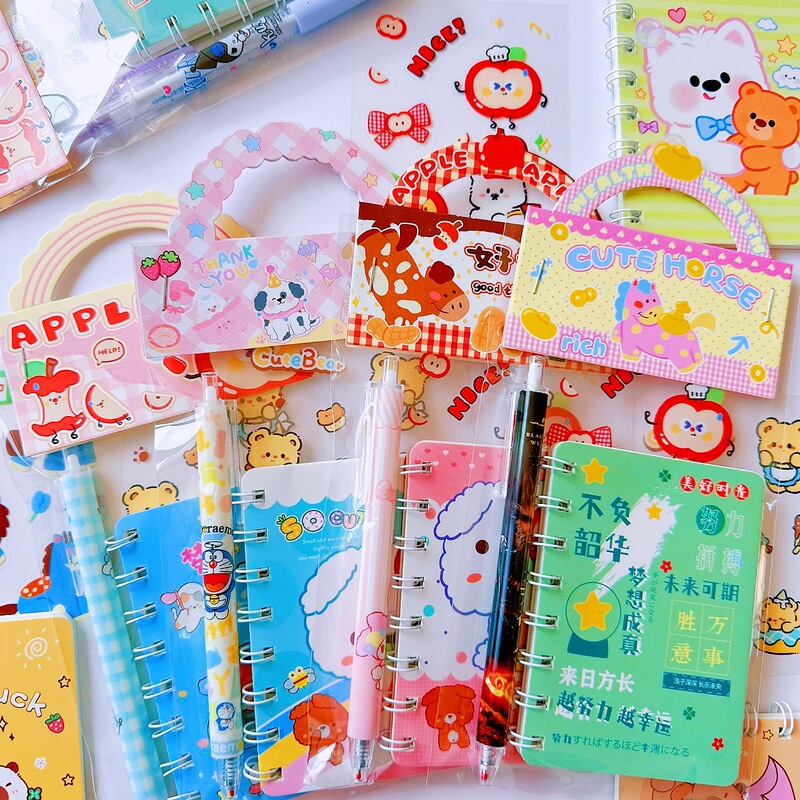 Cartoon Stationery Set Rewards Students with Practical Small Prizes, Kindergarten Creative Gifts, Children's Holiday Gifts Cartoon Stationery Set Rewards Students with Practical Small Prizes, Kindergarten Creative Gifts, Children's Holiday Gifts