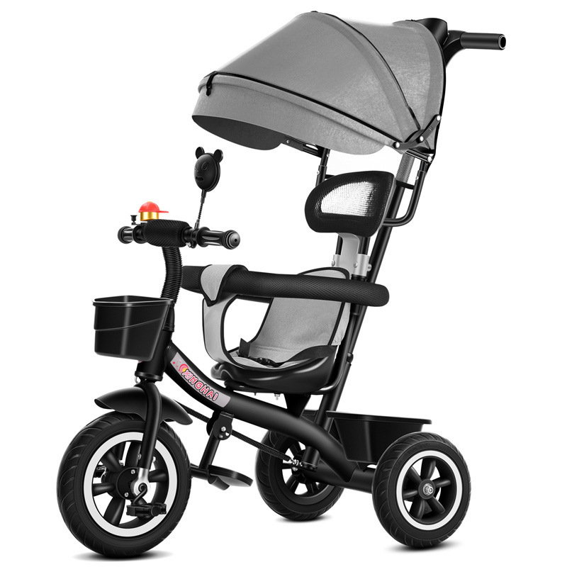 Triciclo infantil 1 - 3 - 2 - 6 años de edad, carro de bebé grande, bicicleta, carro de jardín de infantes image 35