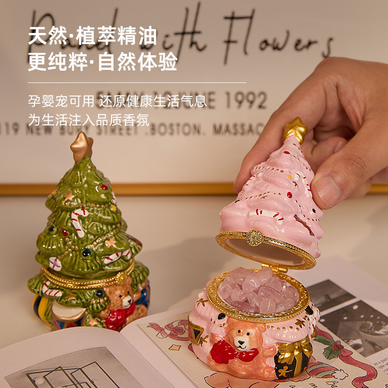 节日礼物香薰送朋友闺蜜可爱精致桌面摆件收纳装饰小礼品节日限定|undefined