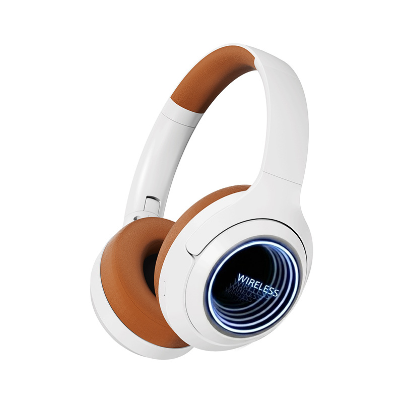 2026 nuevos auriculares auriculares RGB luminoso catoscopio llamadas inalámbricas reducción de ruido auriculares Bluetooth