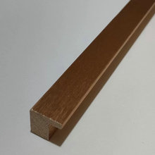 mdf包覆线条密度板PVC包覆黄檀mdf仿铝合金实木画框仿真木纹线条