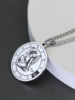 Zodiac signs stainless steel, accessory suitable for men and women, simple and elegant design, wholesale