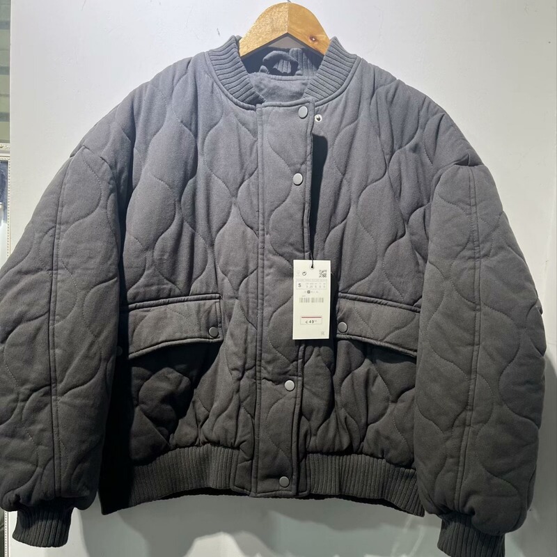 TAOP & ZA4088/243 Fall/Winter New Women's cotton-padded jacket Loose Bomber Jacket Coat 4088243