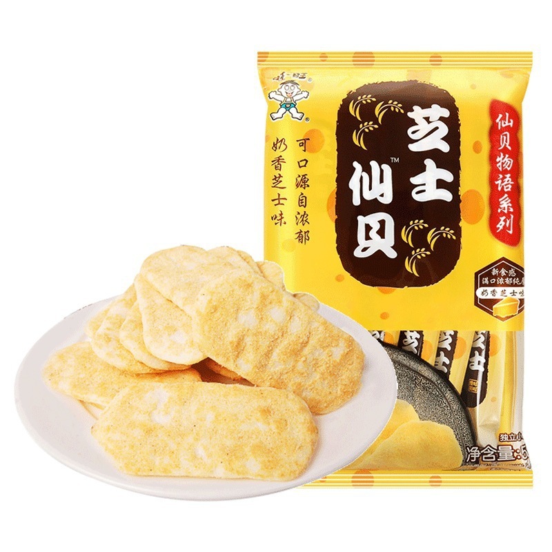 旺旺芝士仙贝物语香米果脆酥饼干休闲膨化解馋零食办公室|undefined